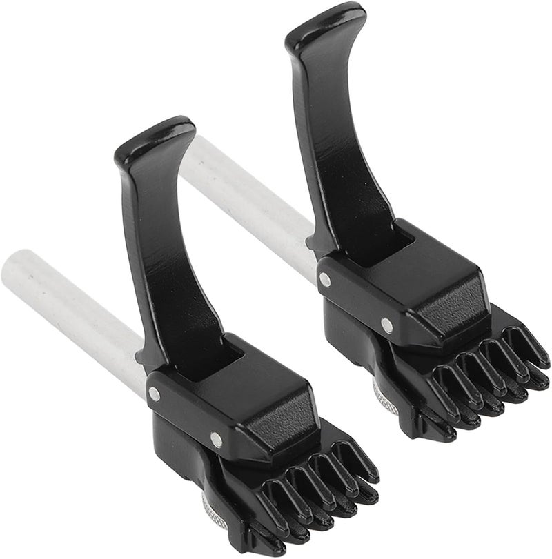 Topyond 1 Pair of Tennis Stringing Machine, Black Tennis Badminton Machine String Clamp with Flying and Starting Clamp for Precise Stringing, Handheld Badminton Machine Stringing Pliers - Image 1